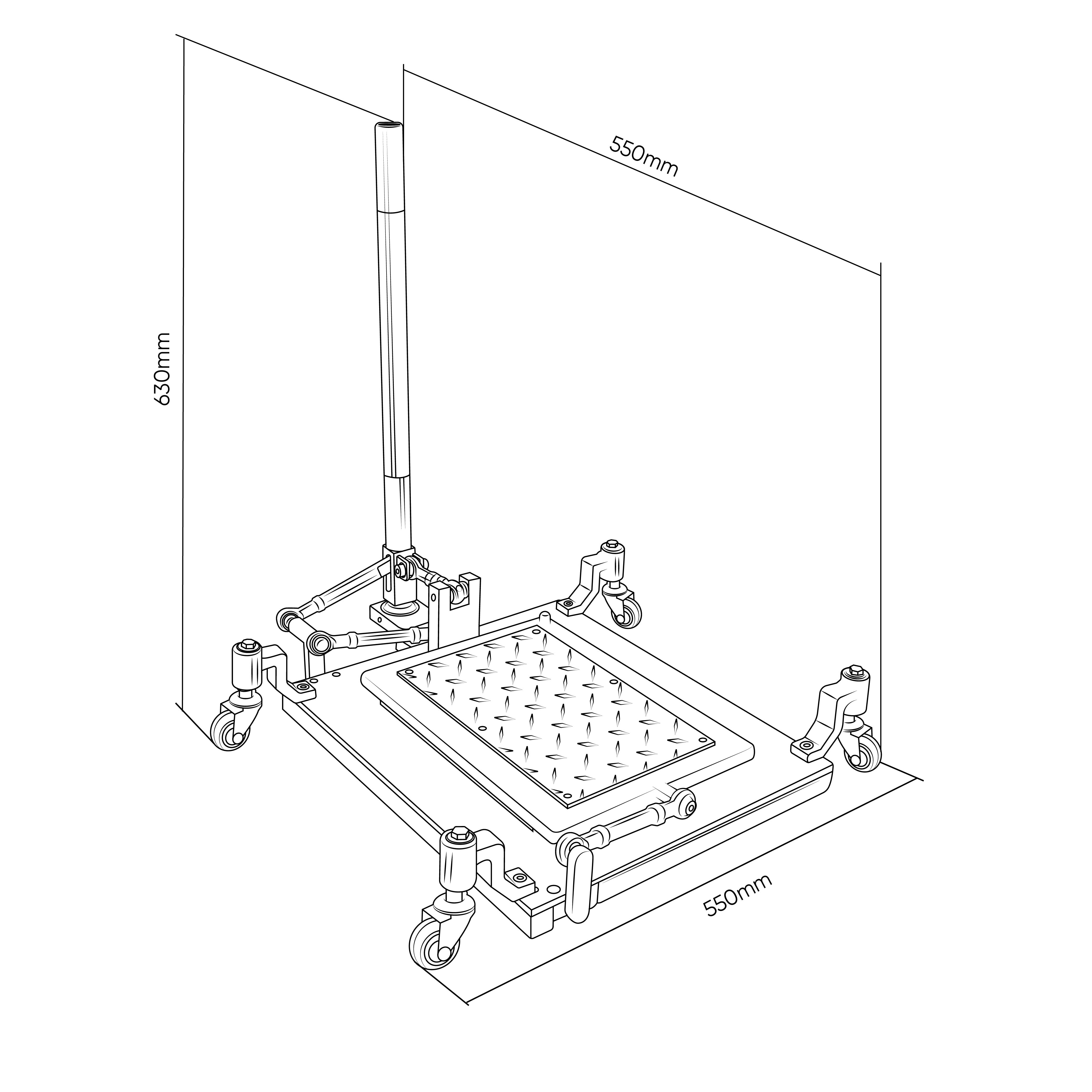 PLAQUE À JEUX AVEC PLATEFORME MOBILE
