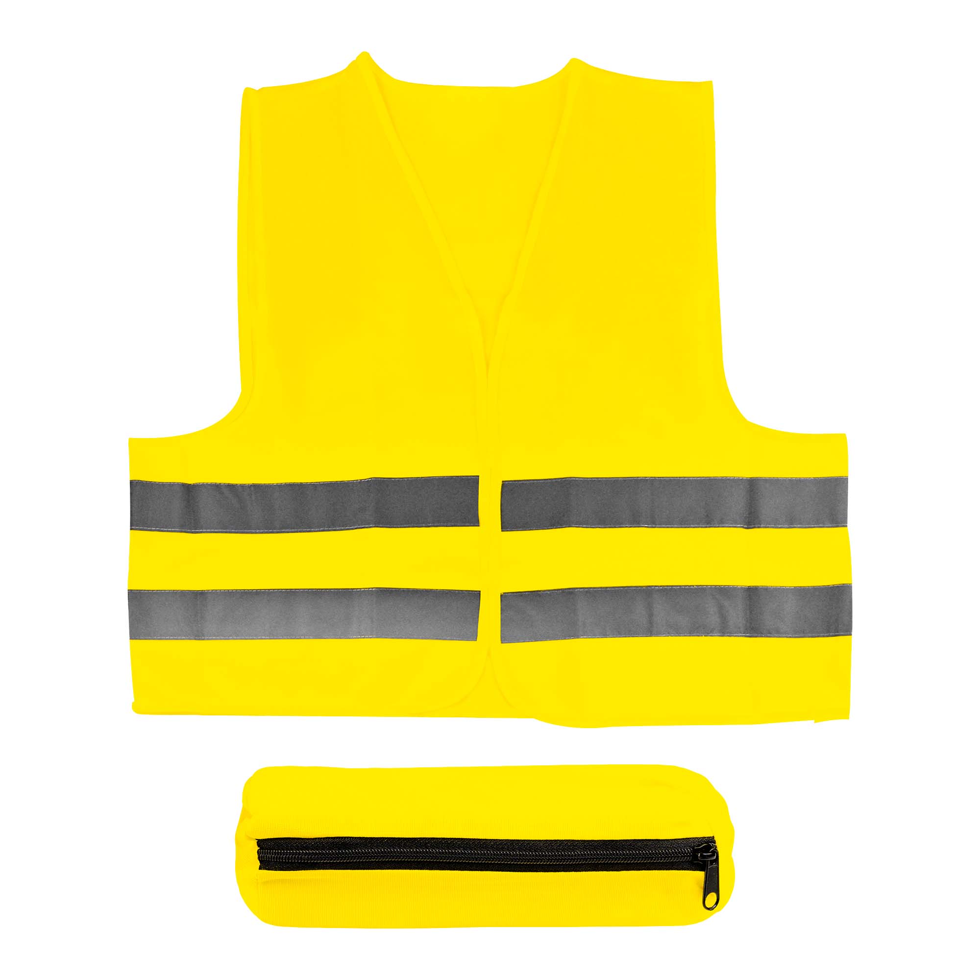 GILET DE SÉCURITÉ JAUNE RÉFLÉCHISSANT HOMOLOGUÉ EN SACHET