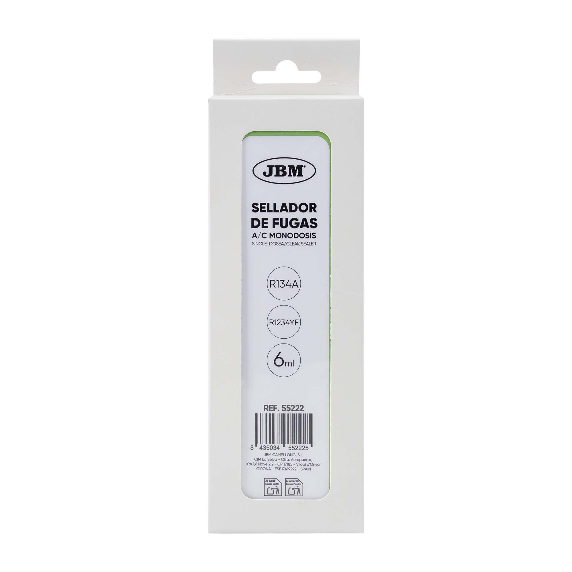 COLMATEUR DE FUITES MONODOSE POUR CLIMATISATION (R134A / R1234YF)