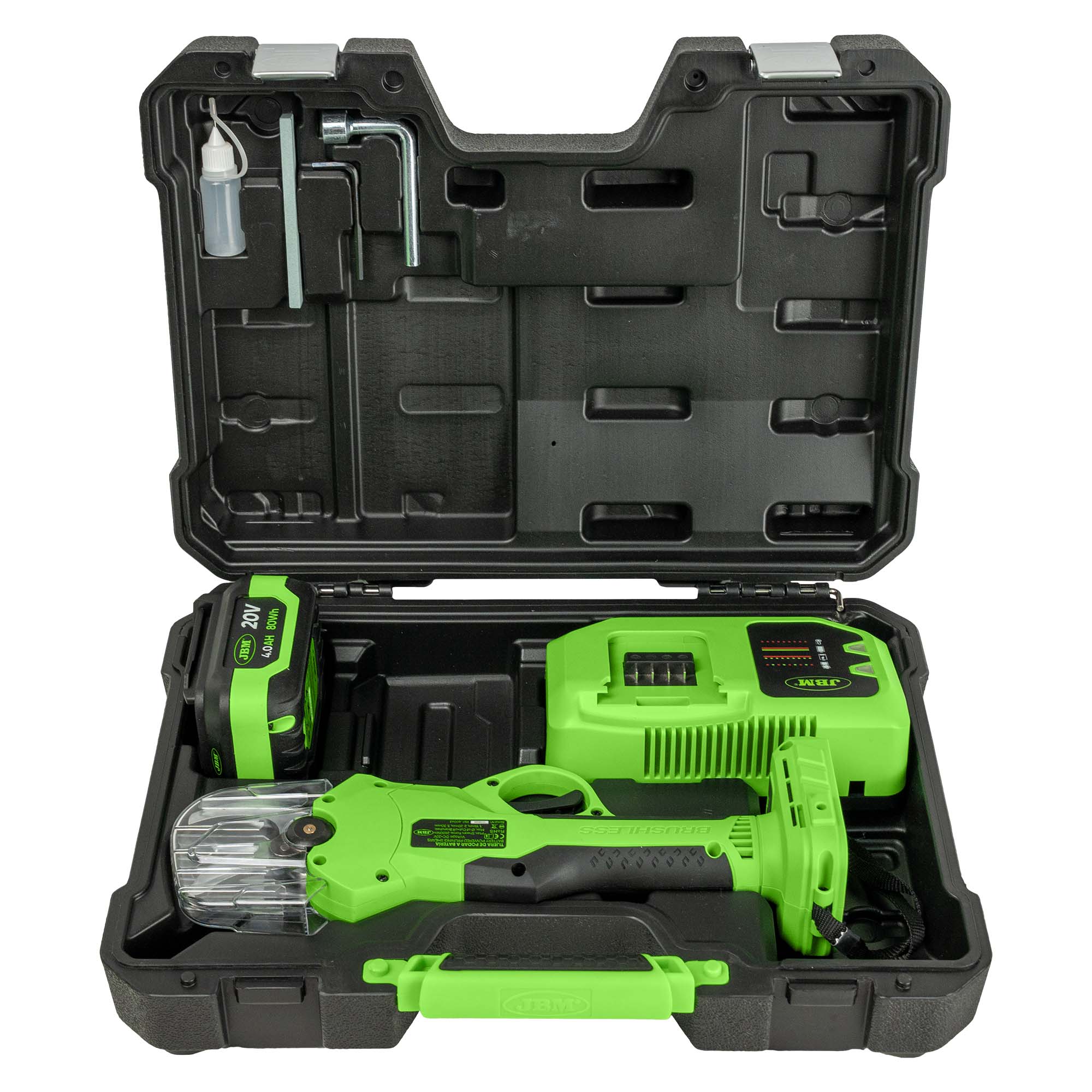 SÉCATEUR À BATTERIE AVEC COFFRET DE RANGEMENT