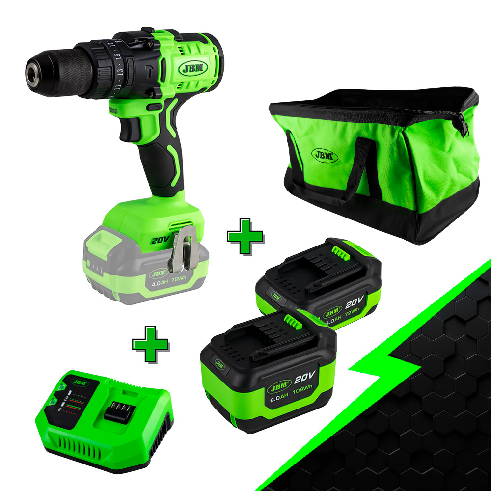 PROMO: DOUBLE SPEED IMPACT DRILL + 60013 + 60015 + 60016 + 53782