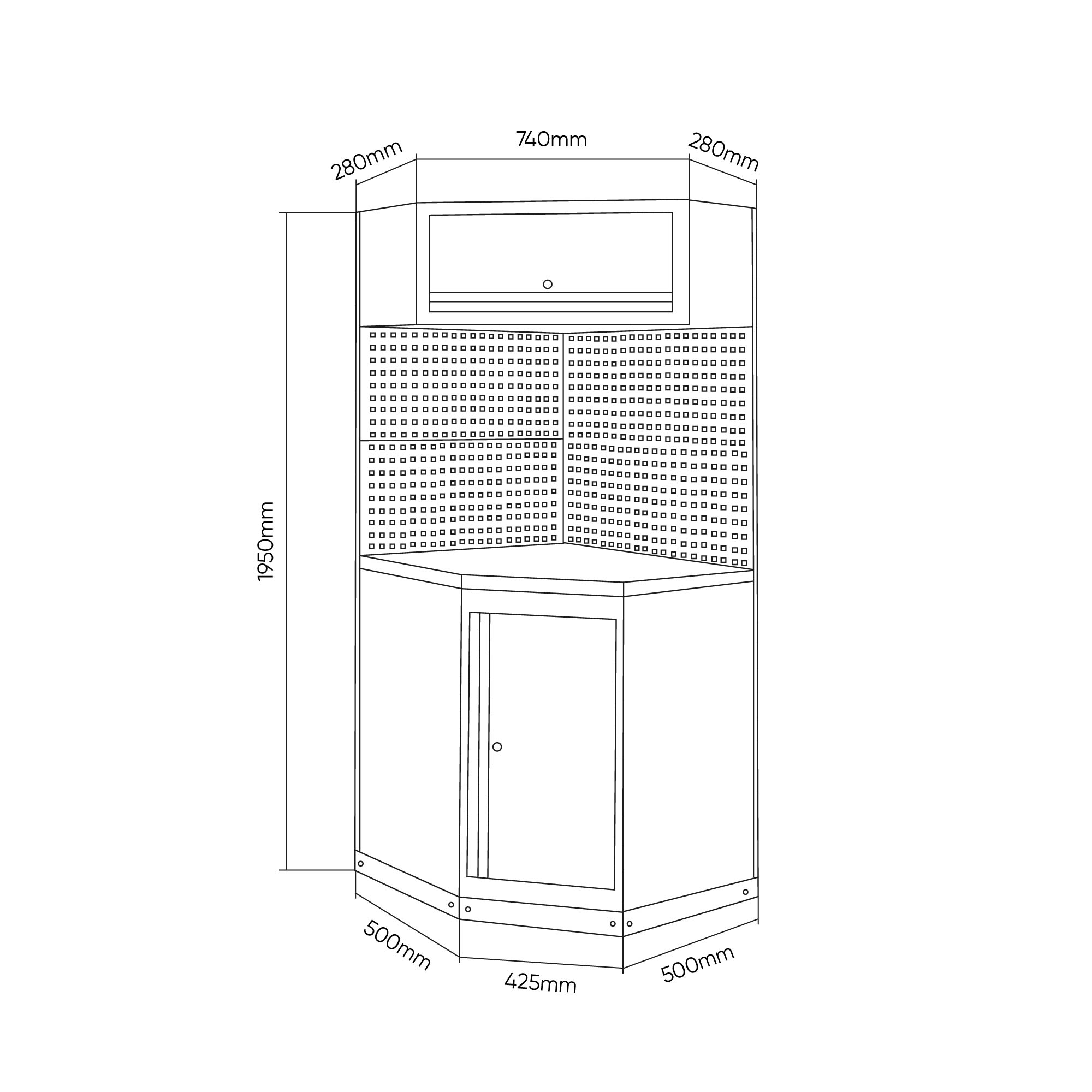 ENSEMBLE DE MEUBLES MODULAIRES (11 PIÈCES) - JAUNE