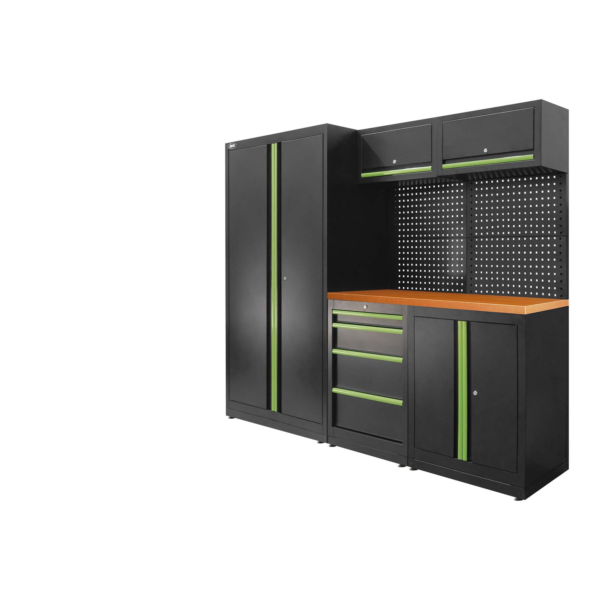 ENSEMBLE DE MEUBLES MODULAIRES (13 PIÈCES) - SET AVEC ARMOIRE À DEUX PORTES (RÉF. 18105)