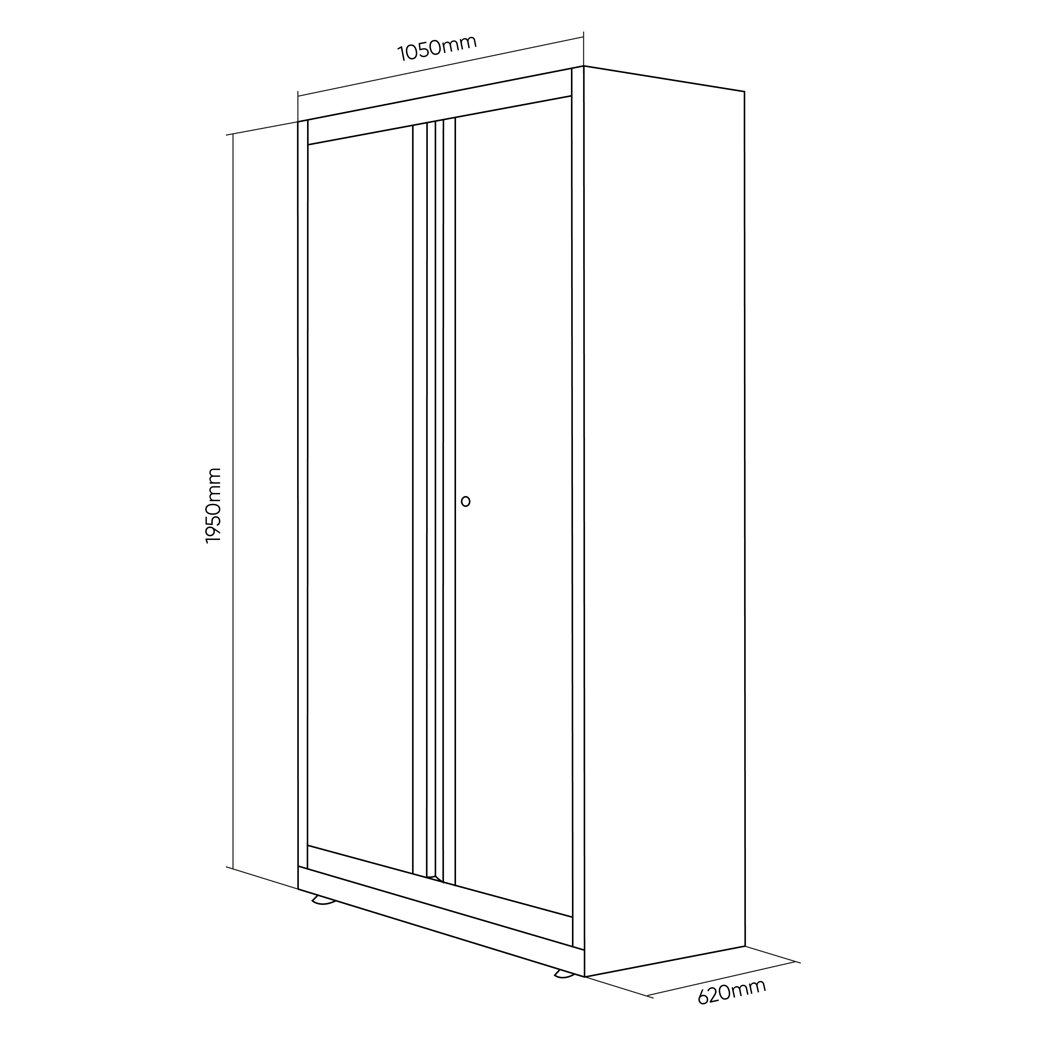 ENSEMBLE DE MEUBLES MODULAIRES (13 PIÈCES) - SET AVEC ARMOIRE À DEUX PORTES (RÉF. 18105)