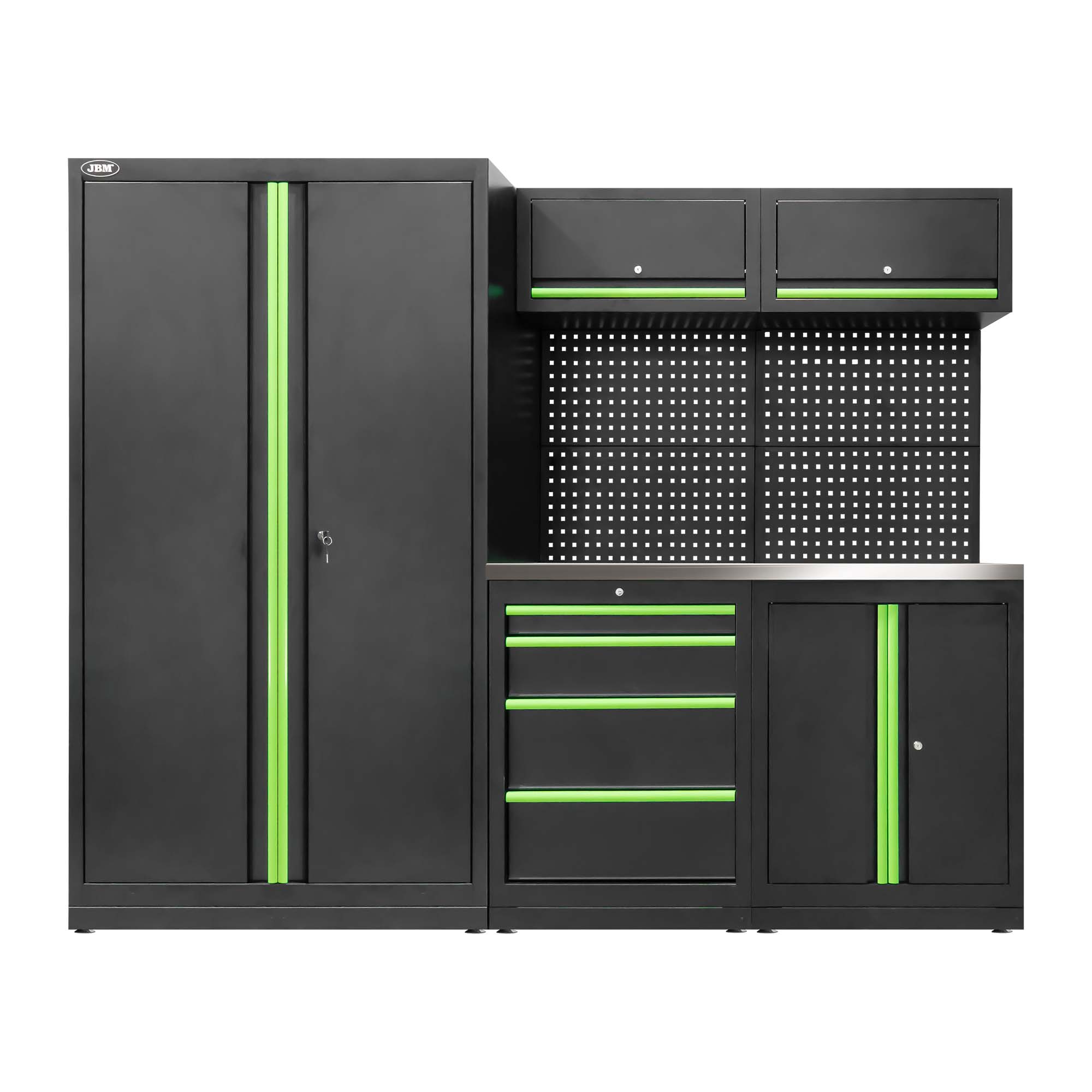 ENSEMBLE DE MEUBLES MODULAIRES (13 PIÈCES) - SET AVEC ARMOIRE À DEUX PORTES (RÉF. 18105)