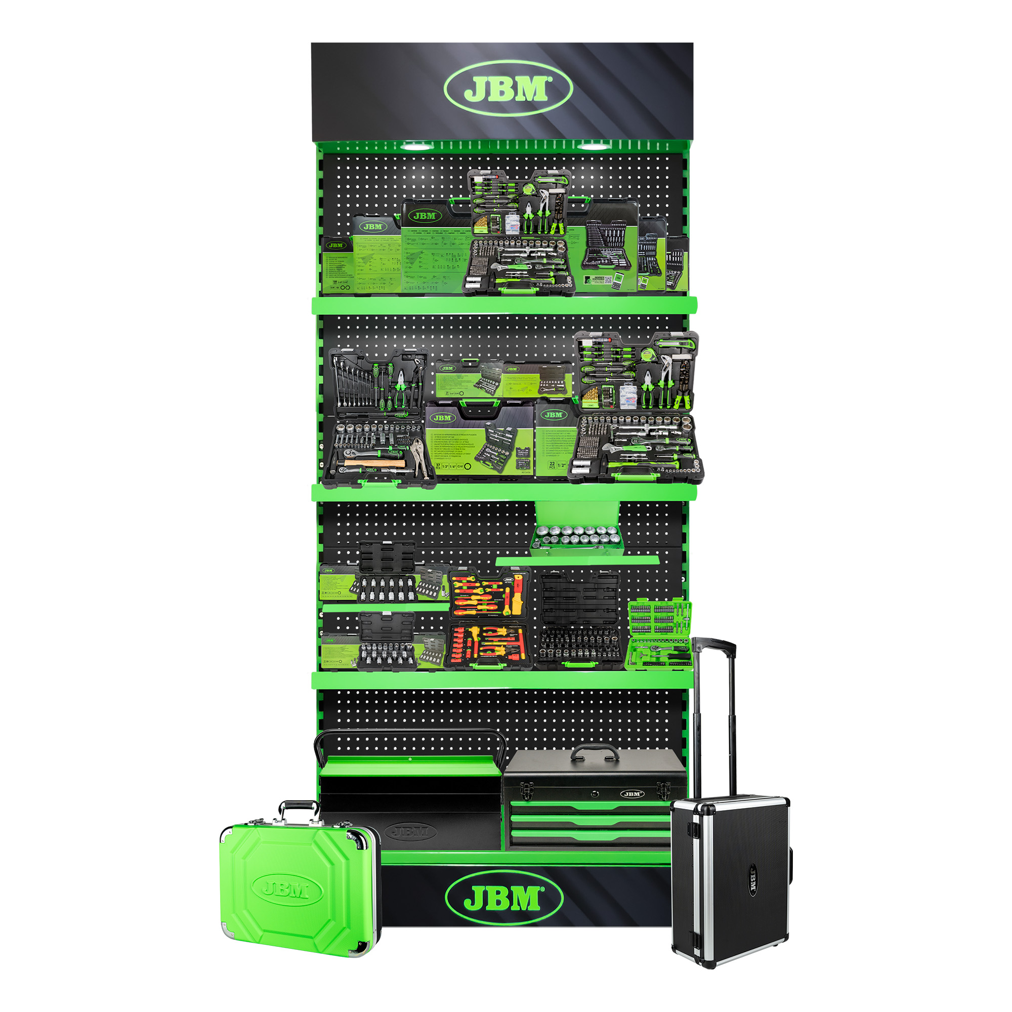 PRÉSENTOIR SPÉCIAL ÉTUIS D’OUTILS