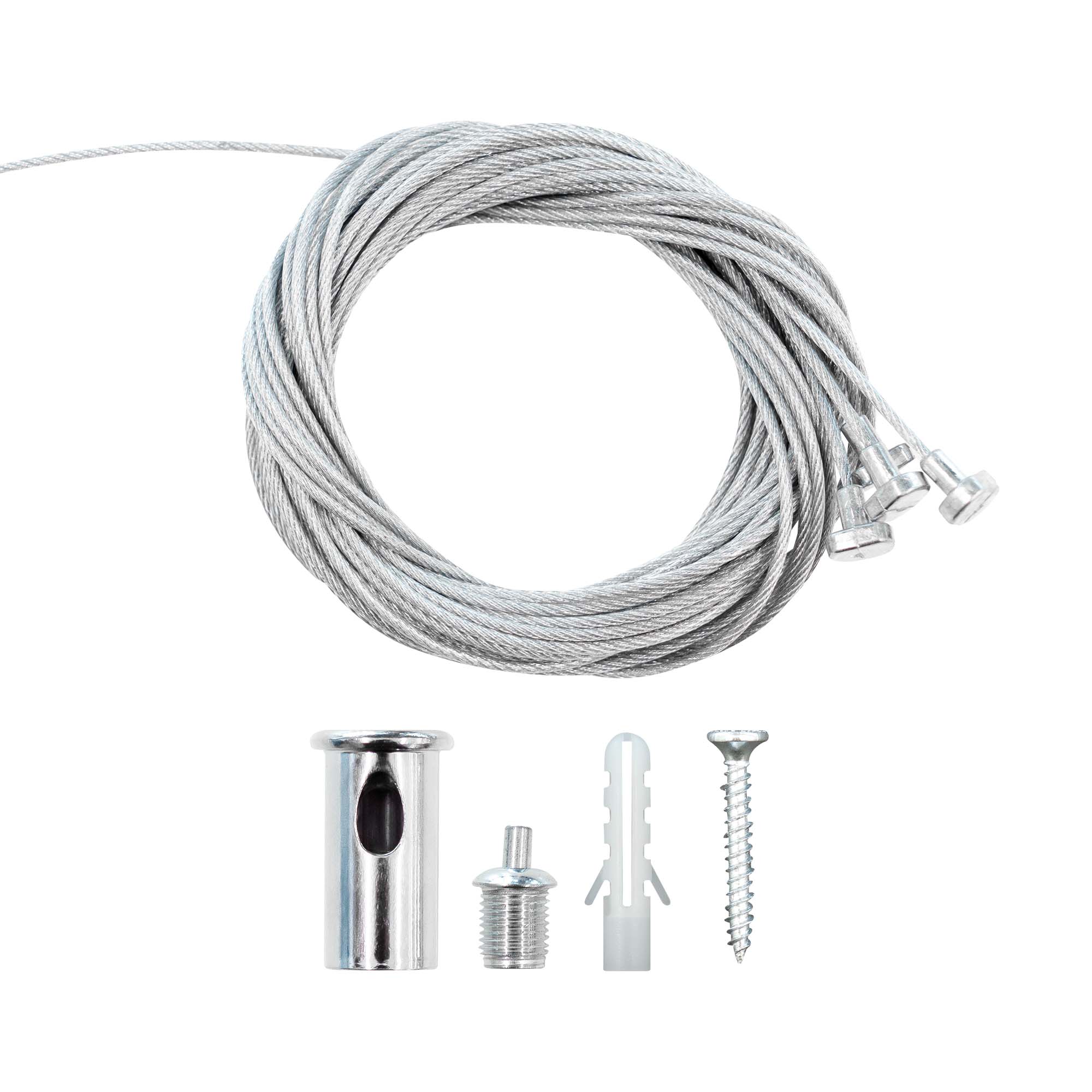 KIT DE LUMINAIRES LED HEXAGONAUX POUR PLAFOND AVEC KIT DE CÂBLE MÉTALLIQUE DE SUSPENSION