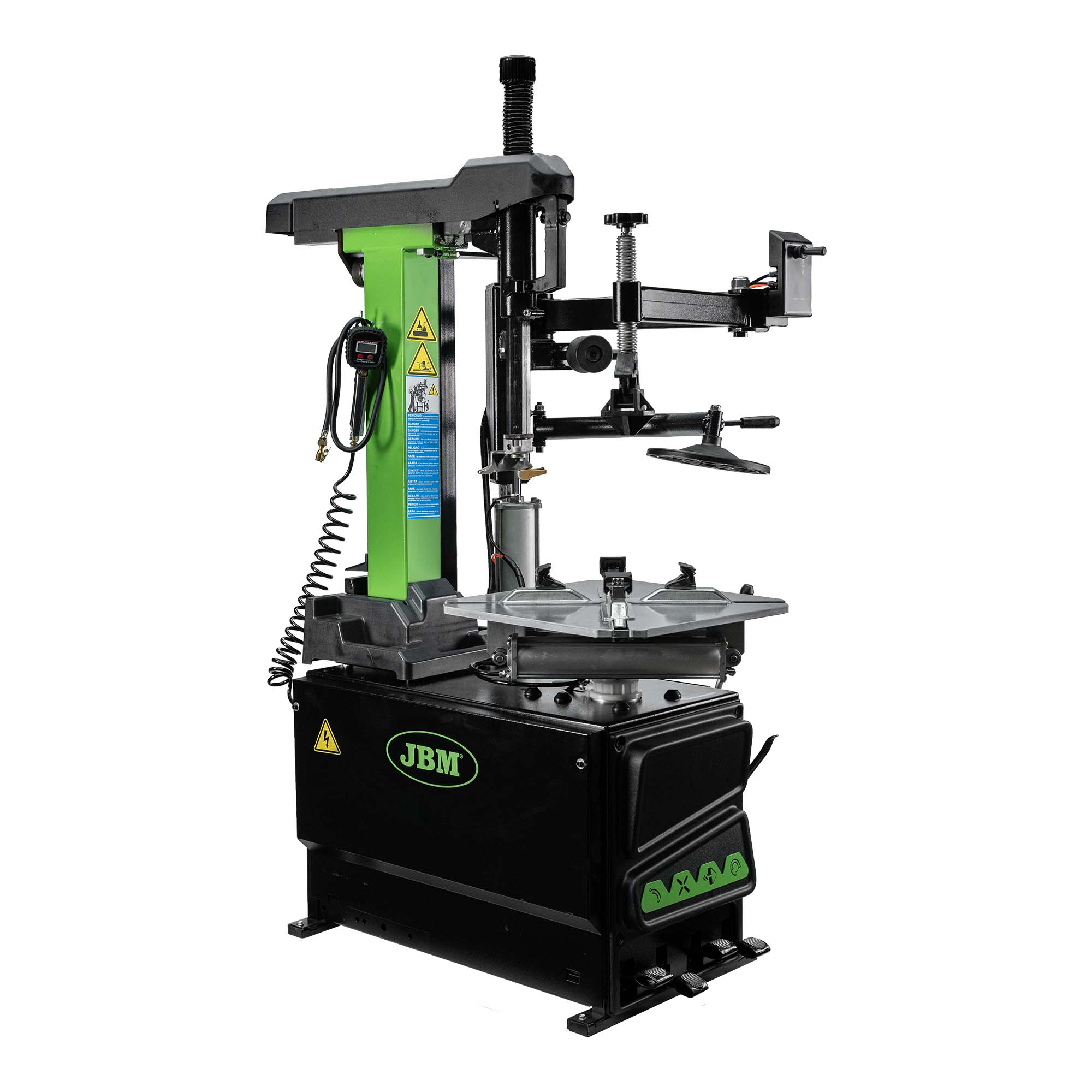 54970 ÉQUILIBREUSE DE ROUES NUMÉRIQUE + 55022 DÉMONTE-PNEUS + 53956 CHAISE