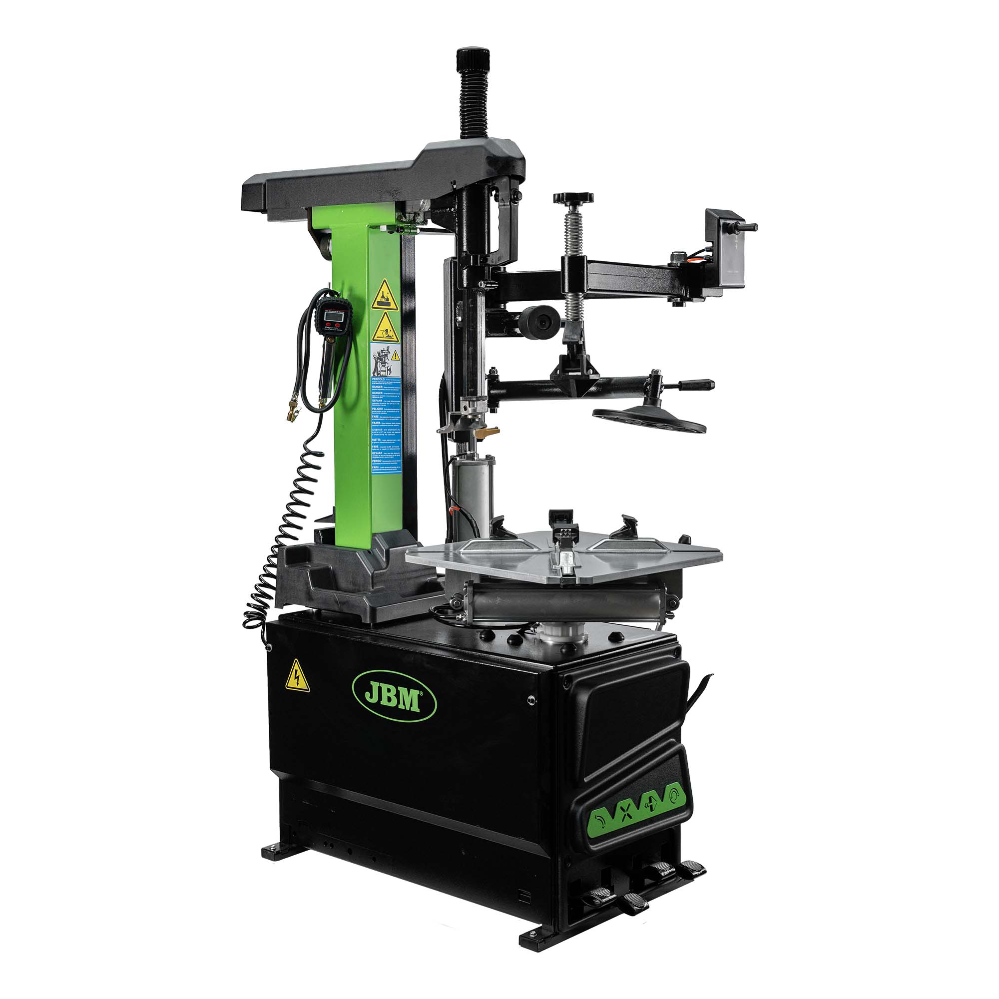 54970 ÉQUILIBREUSE DE ROUES NUMÉRIQUE + 54964 DÉMONTE-PNEUS + 53956 CHAISE