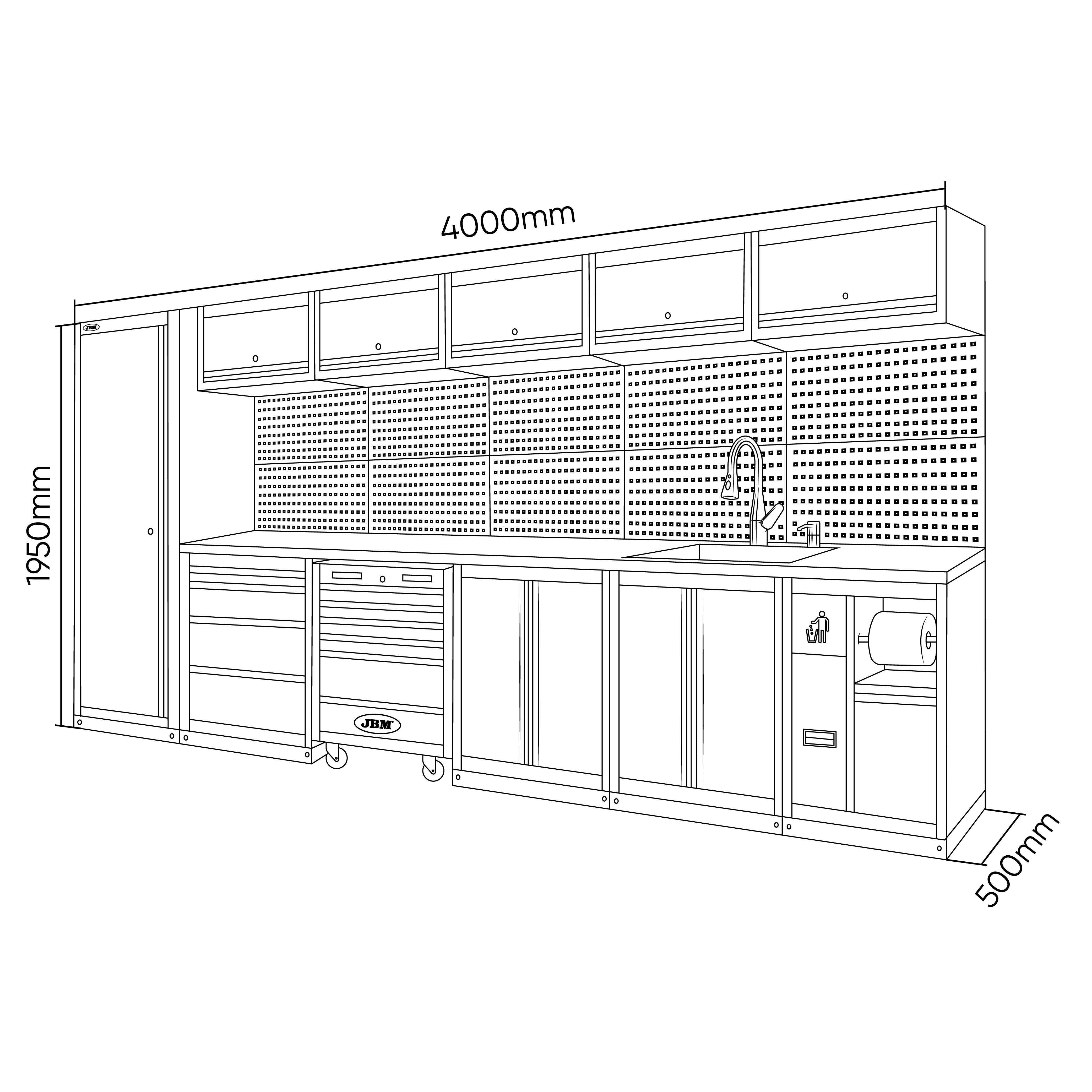 ENSEMBLE DE MEUBLES MODULAIRES (31 PCS) - EXTENSION AVEC SERIE588, RÉF. 16493 ET RÉF. 18103